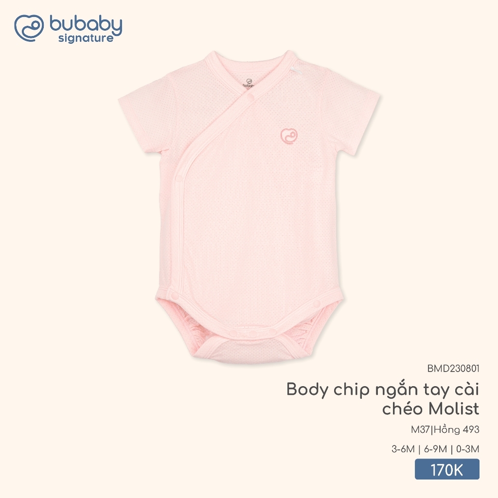 Body chip ngắn tay cài chéo Bubaby BMD230801