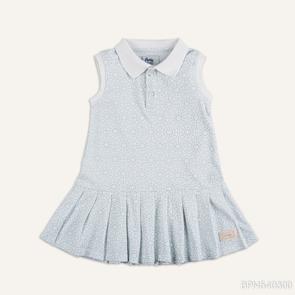 Váy liền sát nách cổ Polo Ponie BPN540300