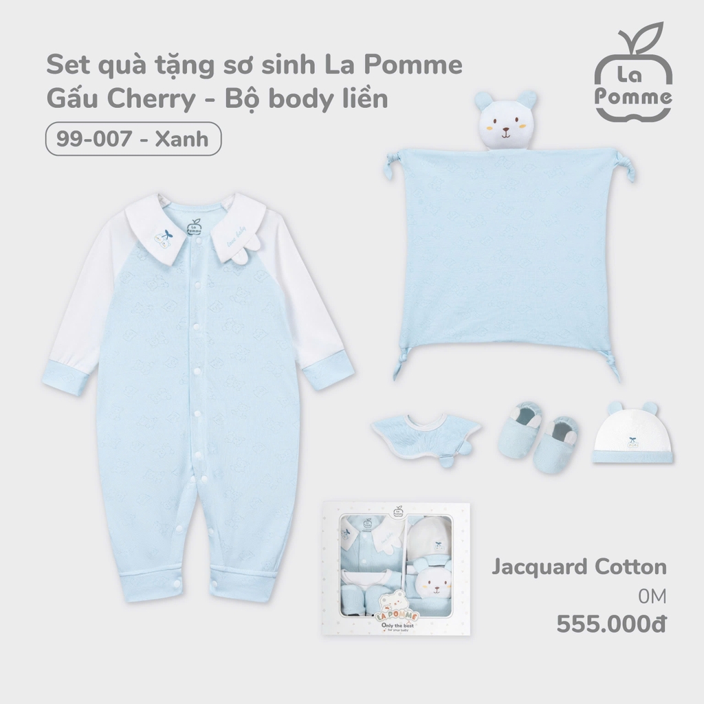Set Quà Tặng Sơ Sinh La Pomme Gấu Cherry 99007