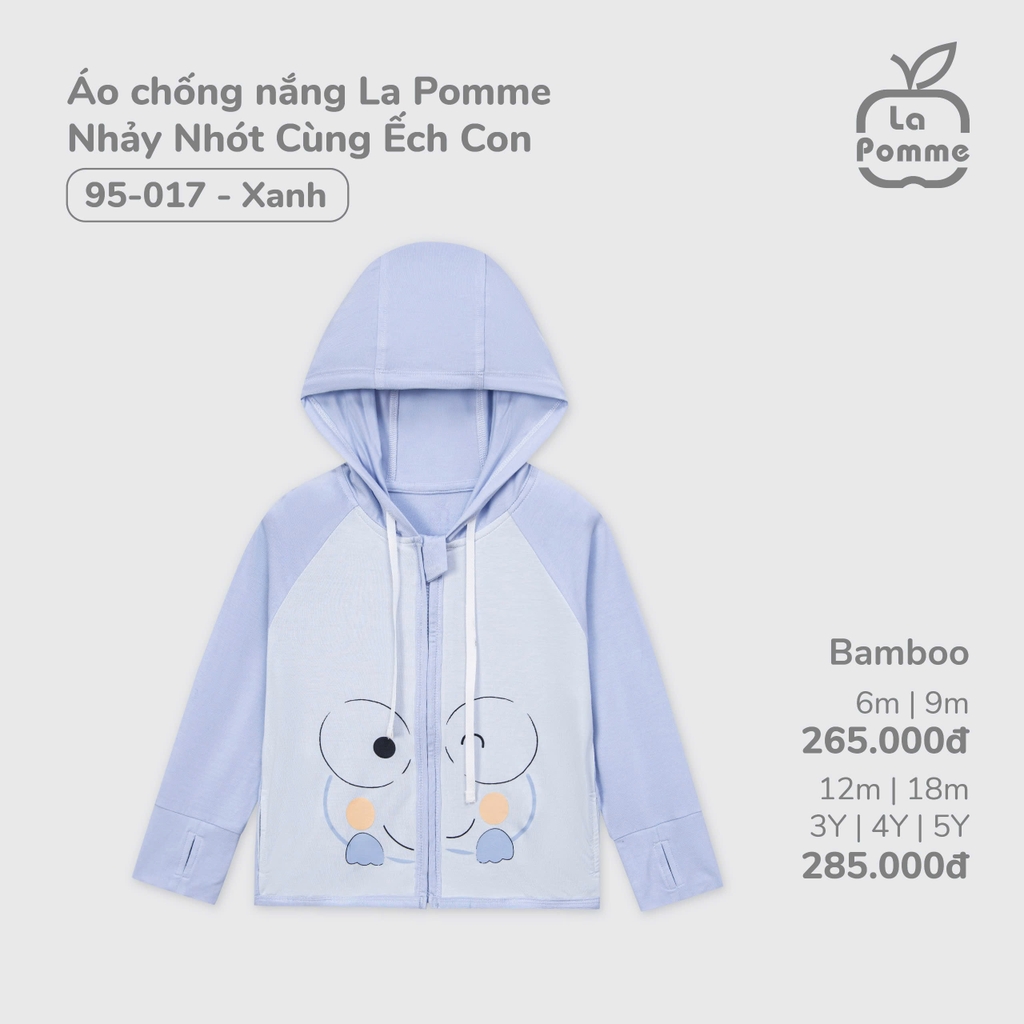 Áo chống nắng La Pomme Nhảy Nhót Cùng Ếch Con