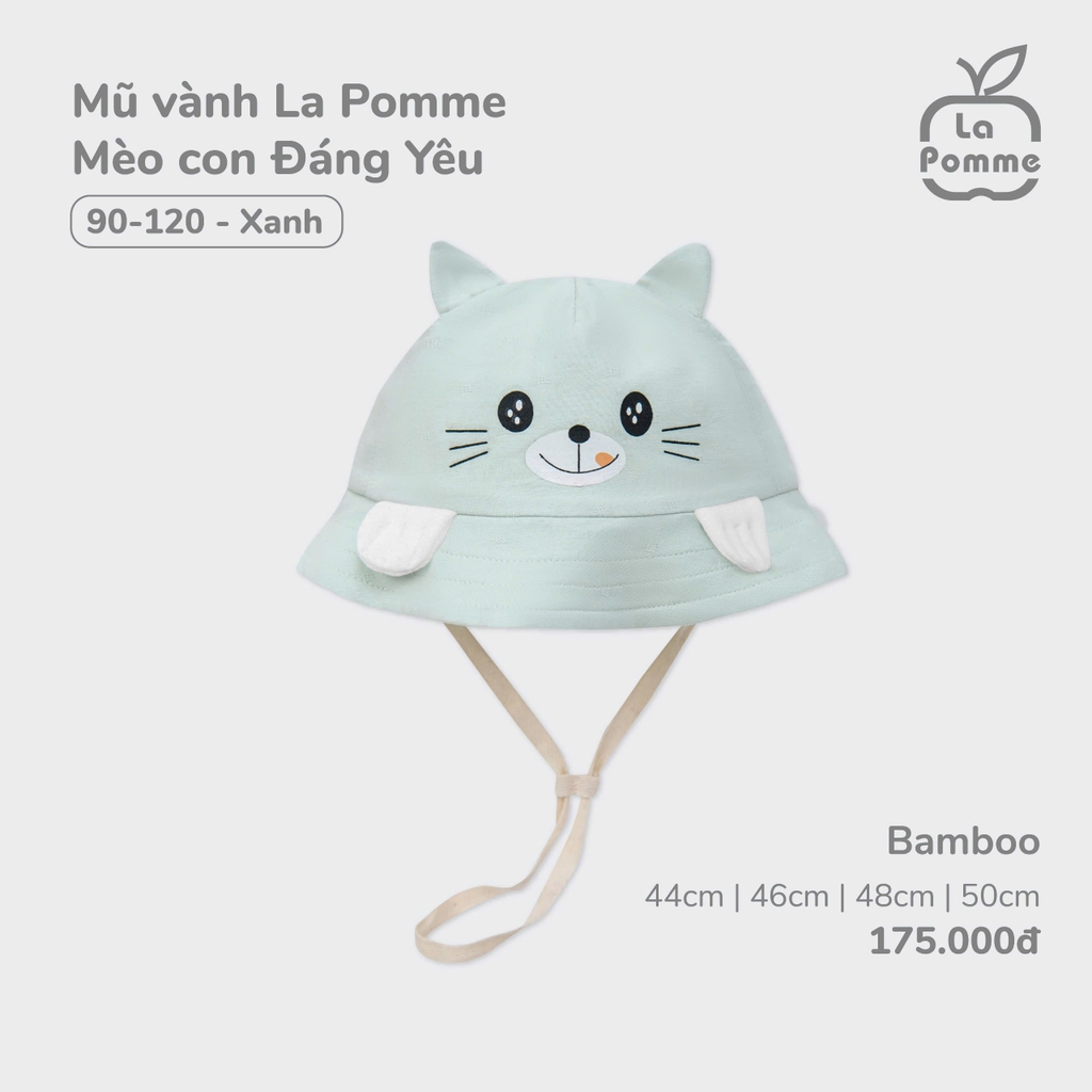 Mũ vành La Pomme Mèo con Đáng Yêu