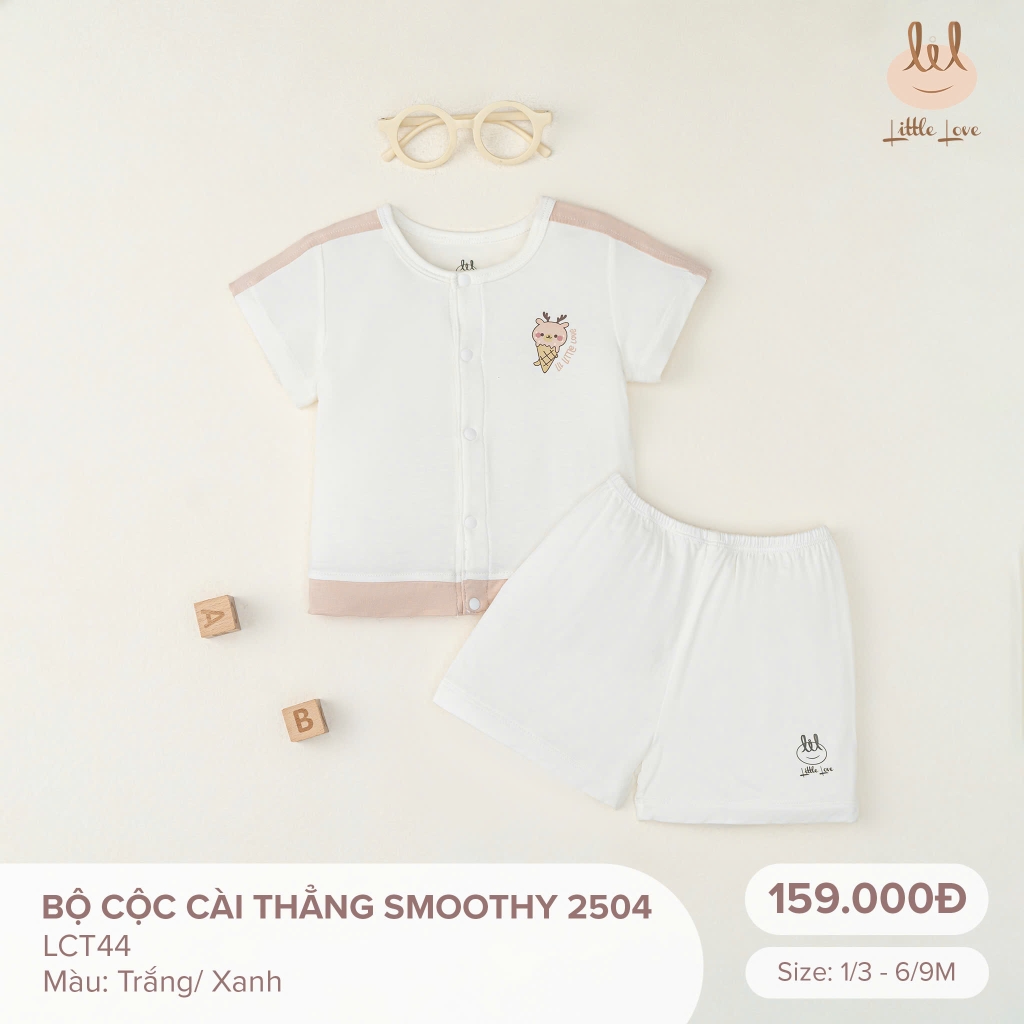 Bộ cộc cài thẳng smoothy LCT44