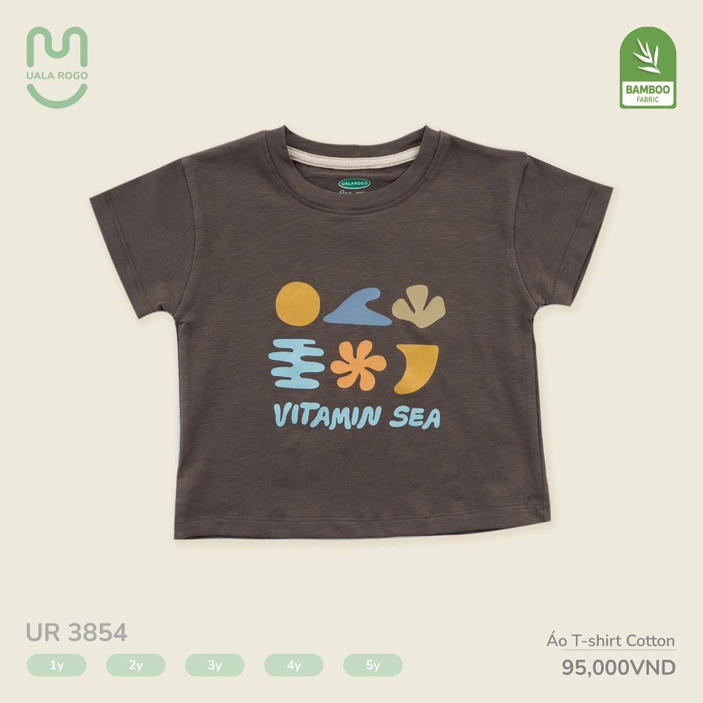 Áo thun T-shirt cotton Uala họa tiết mùa hè UR3854