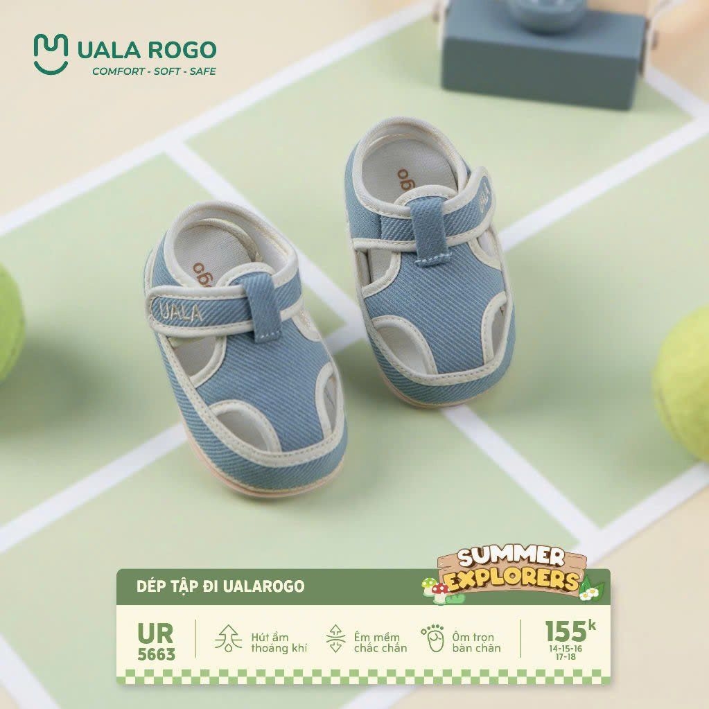 Dép tập đi Uala phối xỏ ngang UR5663