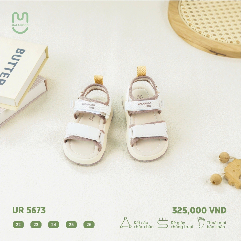 Dép sandal Uala kids cài ngang UR5673