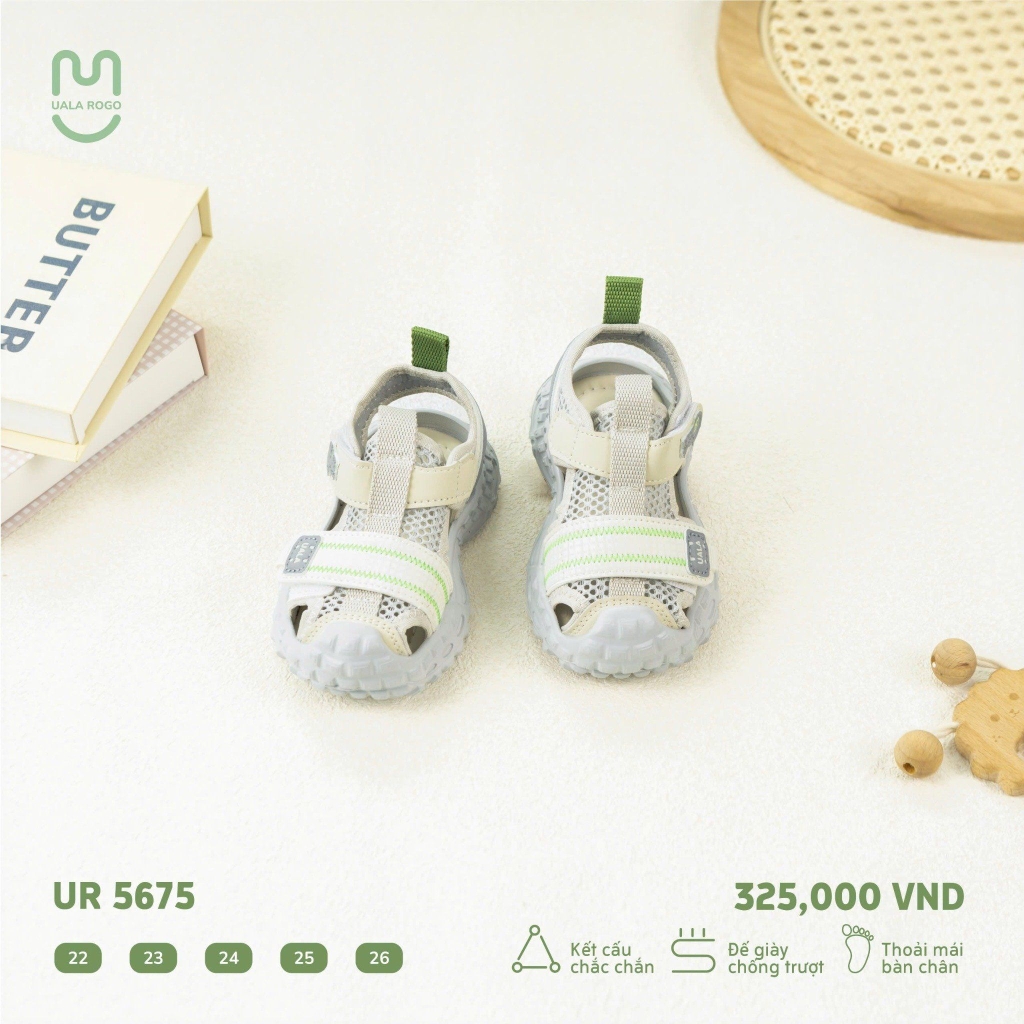 Dép sandal Uala kids cài ngang UR5675