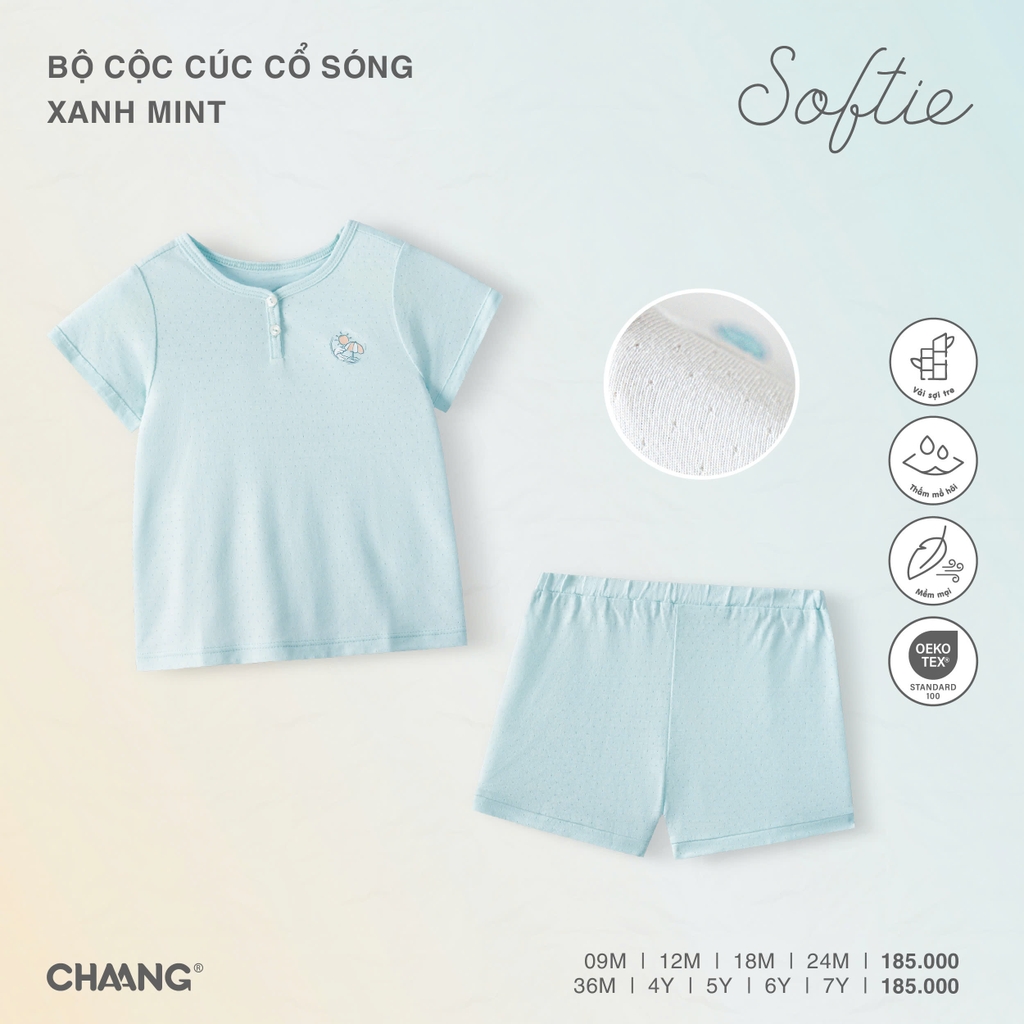 Bộ cộc cúc cổ Sóng