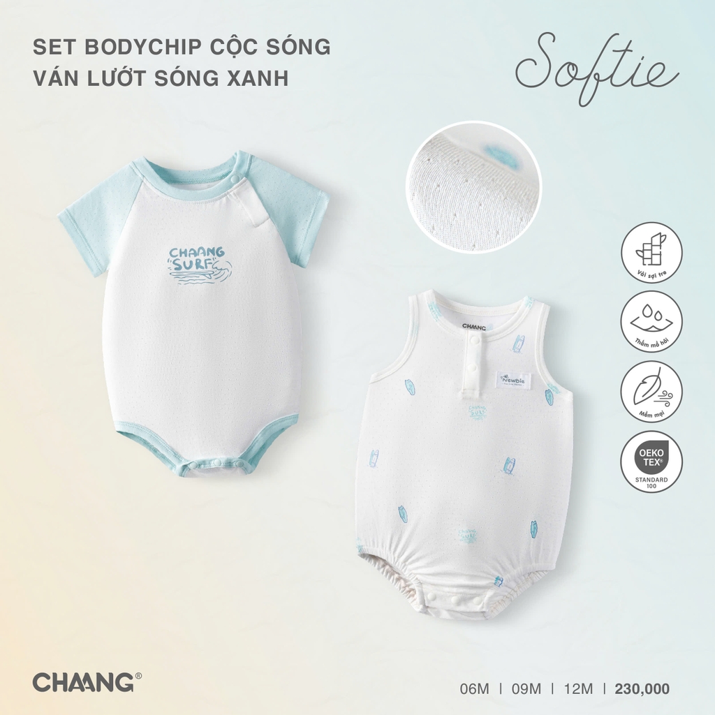 Set bodychip cộc Sóng