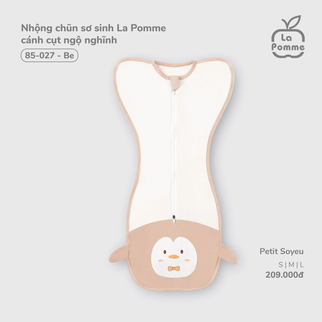 Nhộng chũn sơ sinh La Pomme cánh cụt ngộ nghĩnh