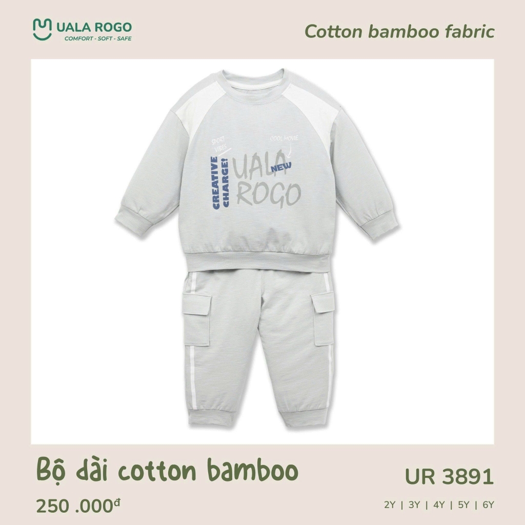 Bộ Dài Cotton Bamboo UR 3891