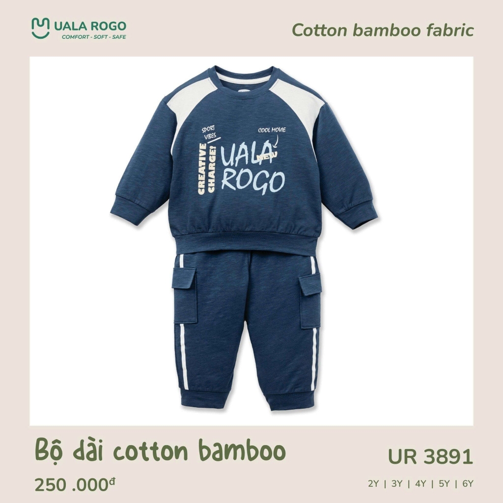 Bộ Dài Cotton Bamboo UR 3891
