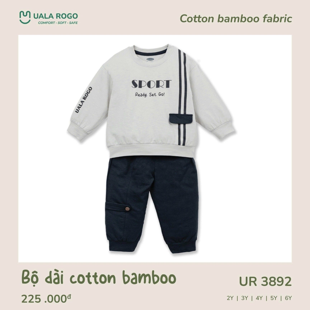 Bộ Dài Cotton Bamboo UR 3892