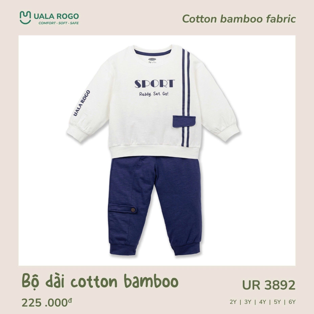 Bộ Dài Cotton Bamboo UR 3892