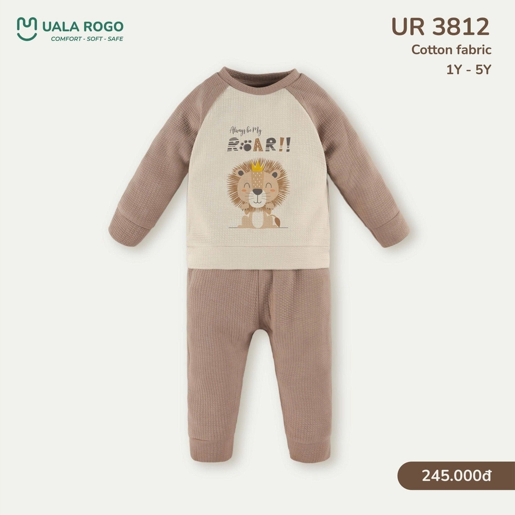 Bộ Dài Tay Chất Liệu Cotton UR 3812