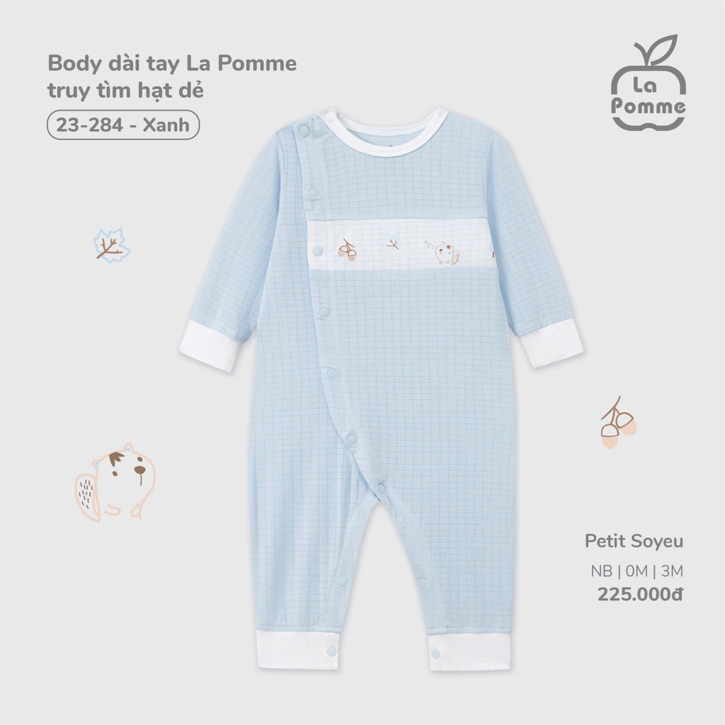 Body dài tay La Pomme truy tìm hạt dẻ