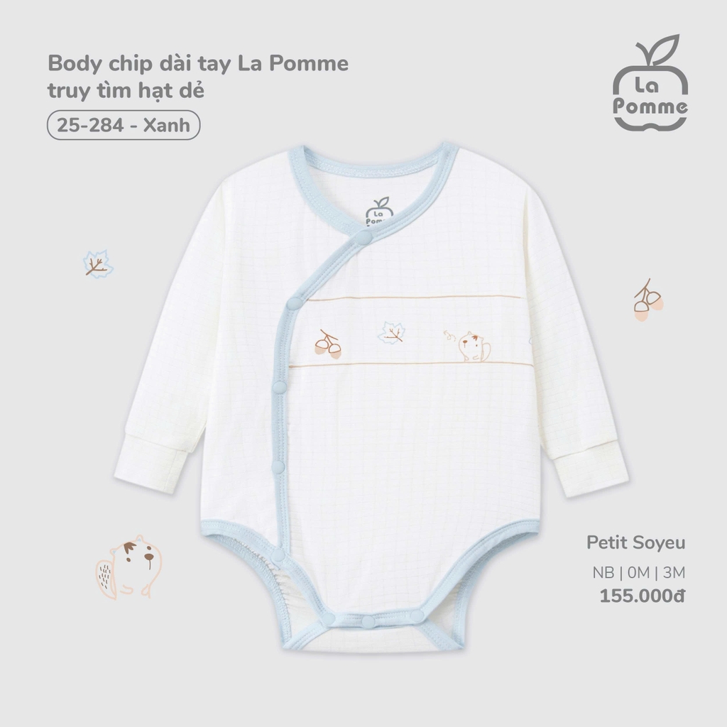 Body chip dài tay La Pomme truy tìm hạt dẻ