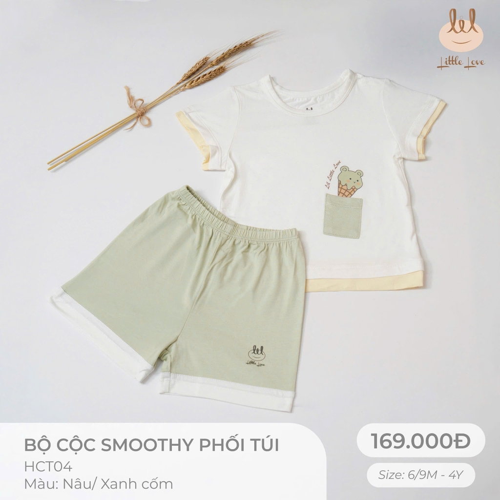 Bộ cộc Smoothy phối túi HCT04