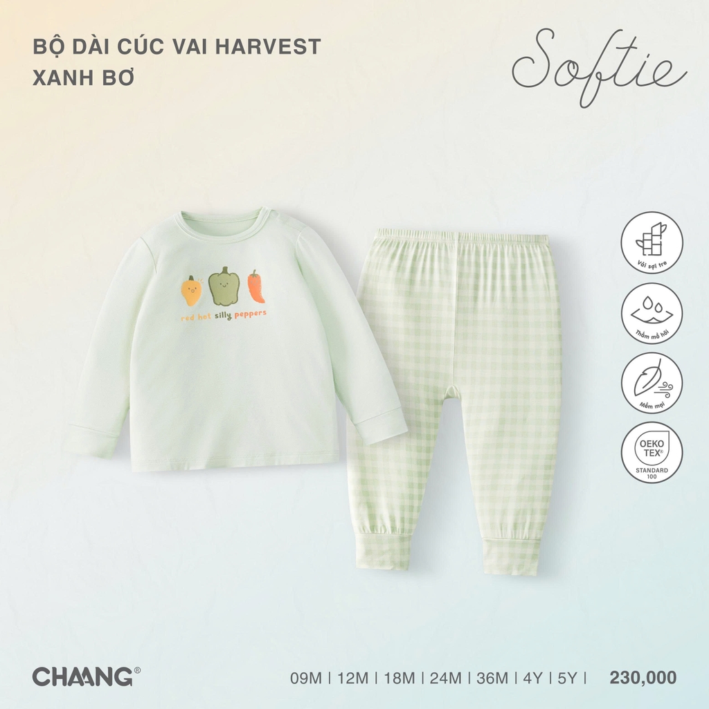 Bộ dài cúc vai Harvest