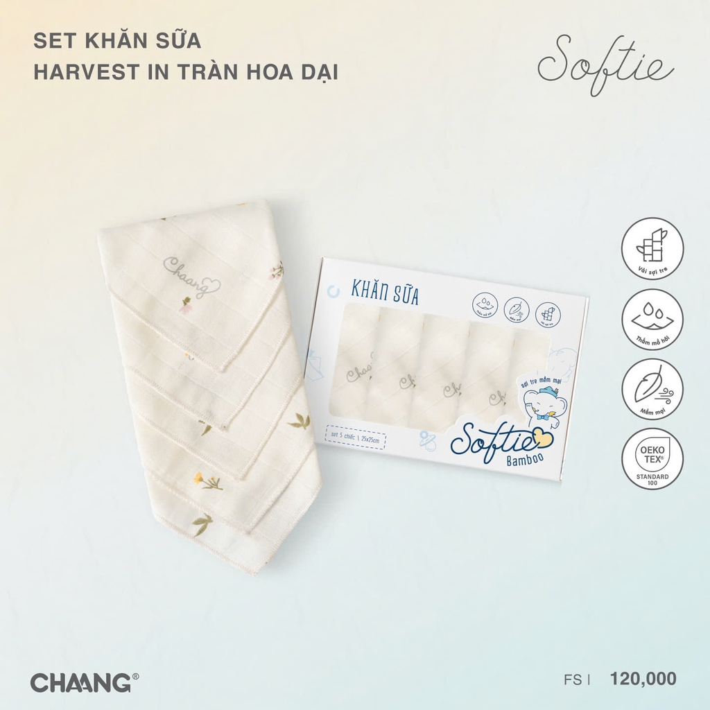 Set khăn sữa Harvest