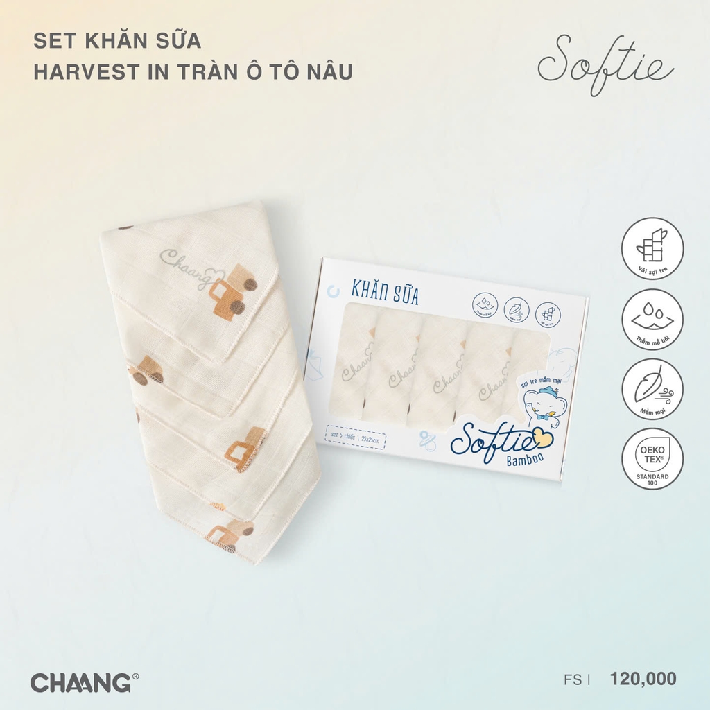 Set khăn sữa Harvest