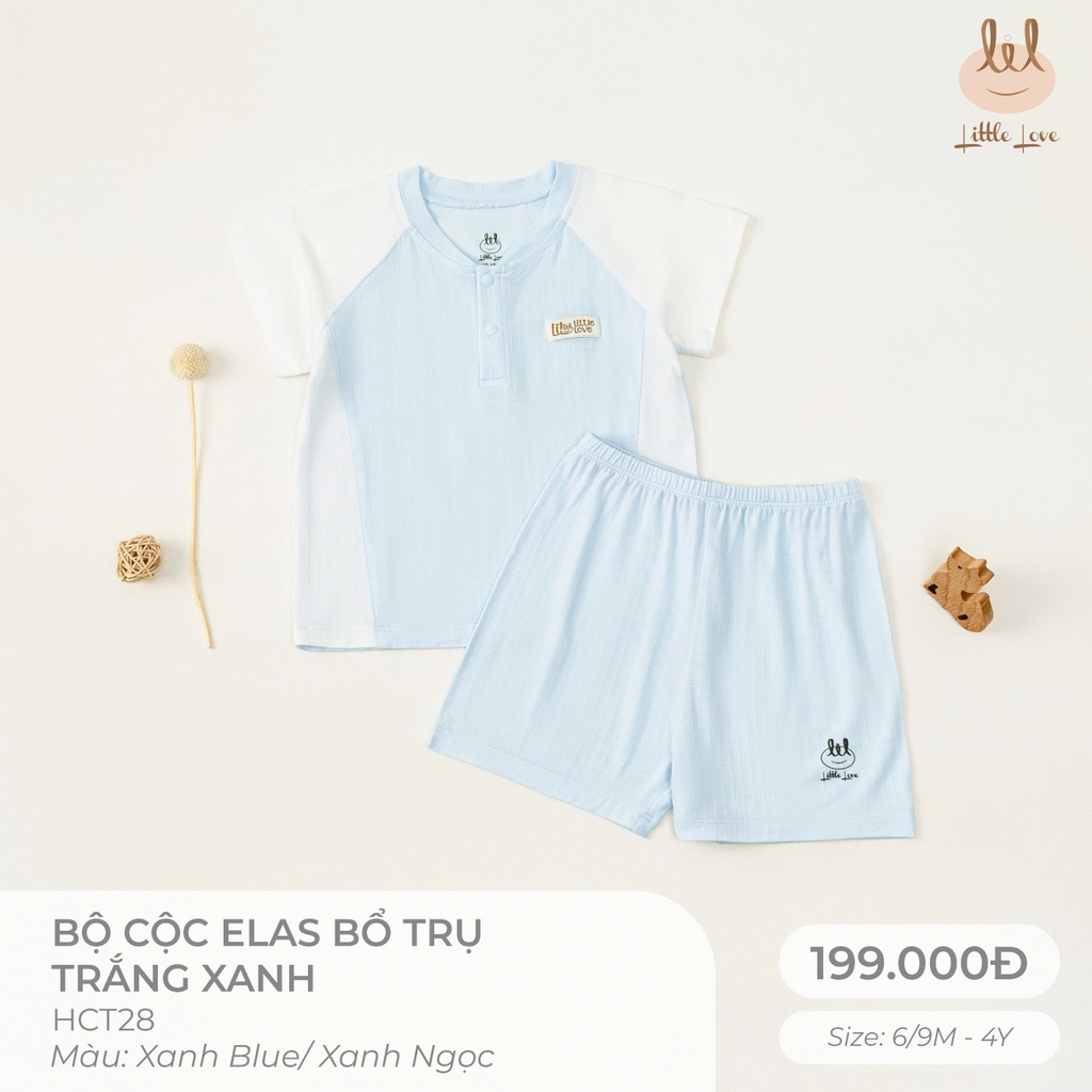 Bộ cộc ELAS bổ trụ trắng HCT28