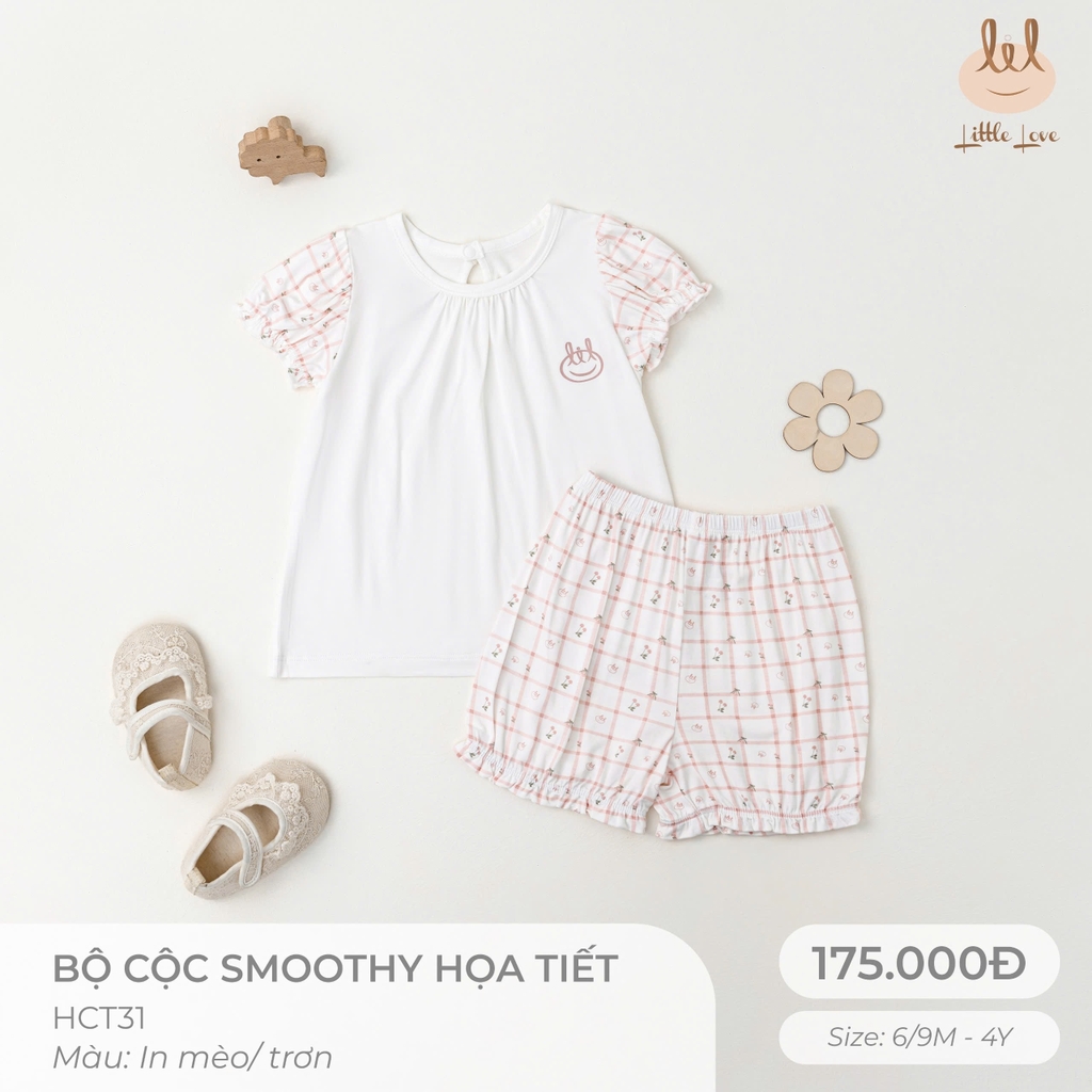 Bộ cộc smoothy họa tiết HCT31