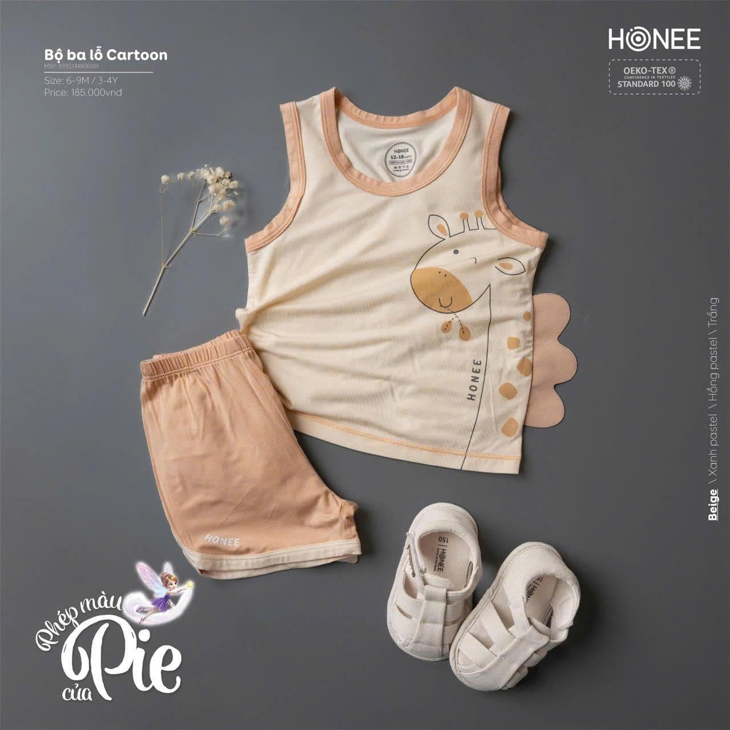 Bộ ba lỗ Cotton 6501