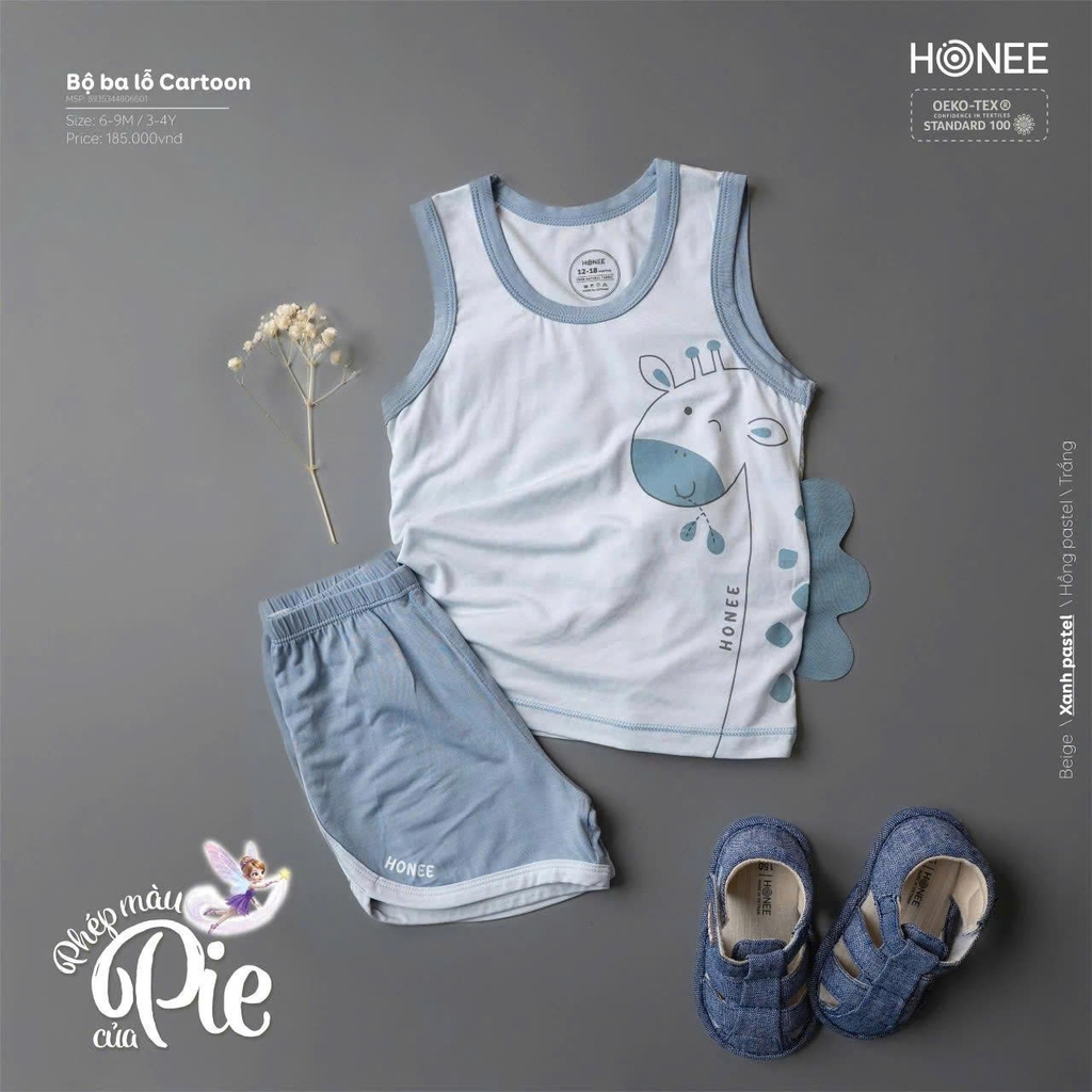 Bộ ba lỗ Cotton 6501