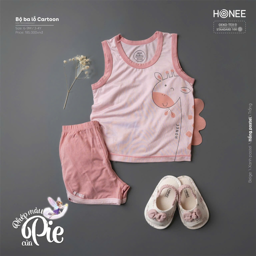 Bộ ba lỗ Cotton 6501