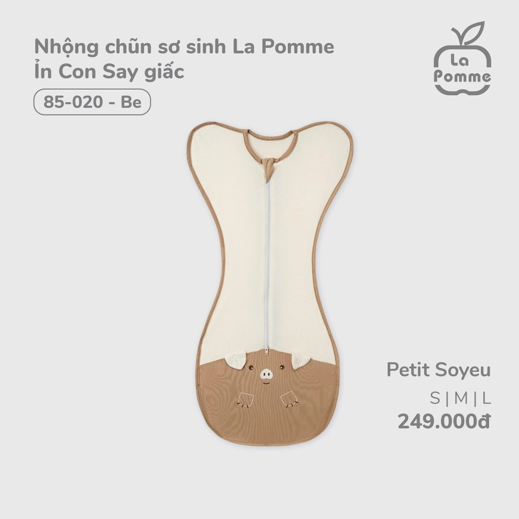 Nhộng chũn sơ sinh La Pomme Ỉn Con Say giấc