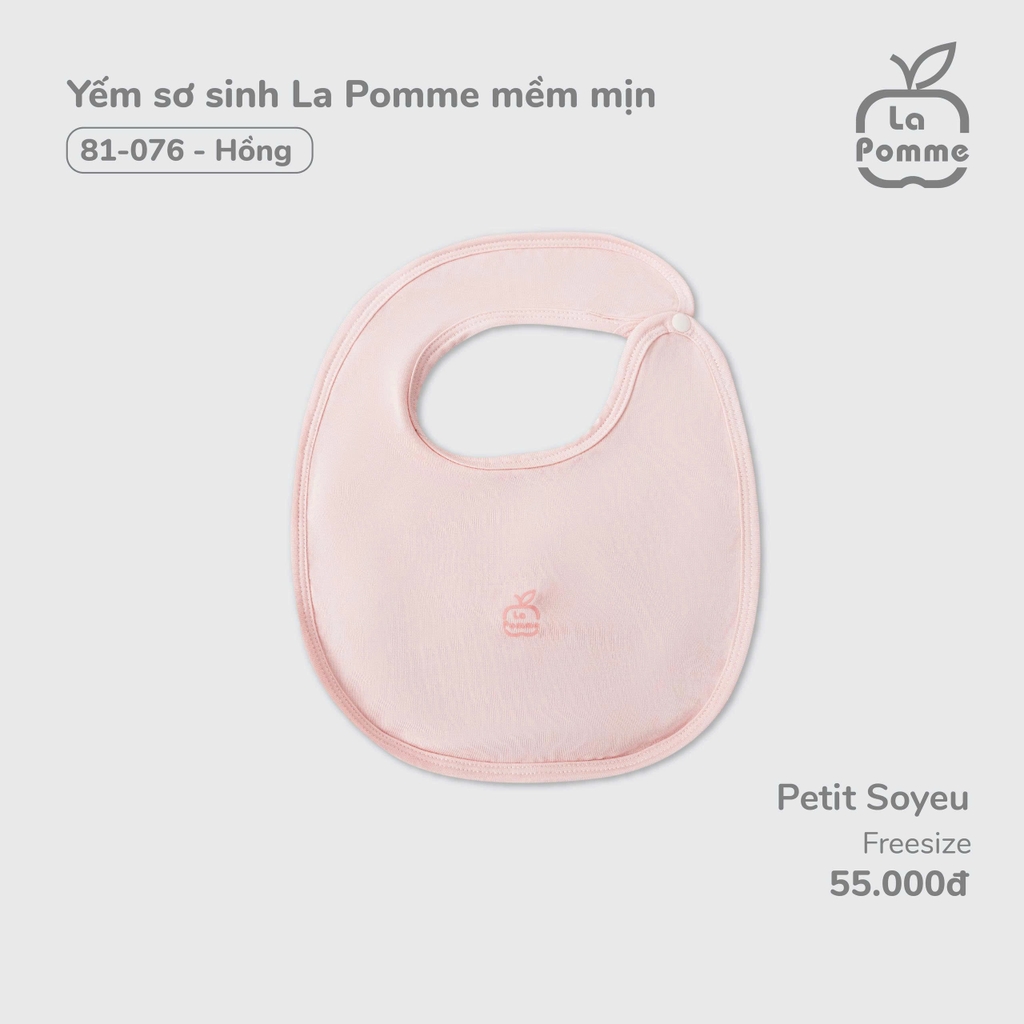 Yếm sơ sinh La Pomme mềm mịn