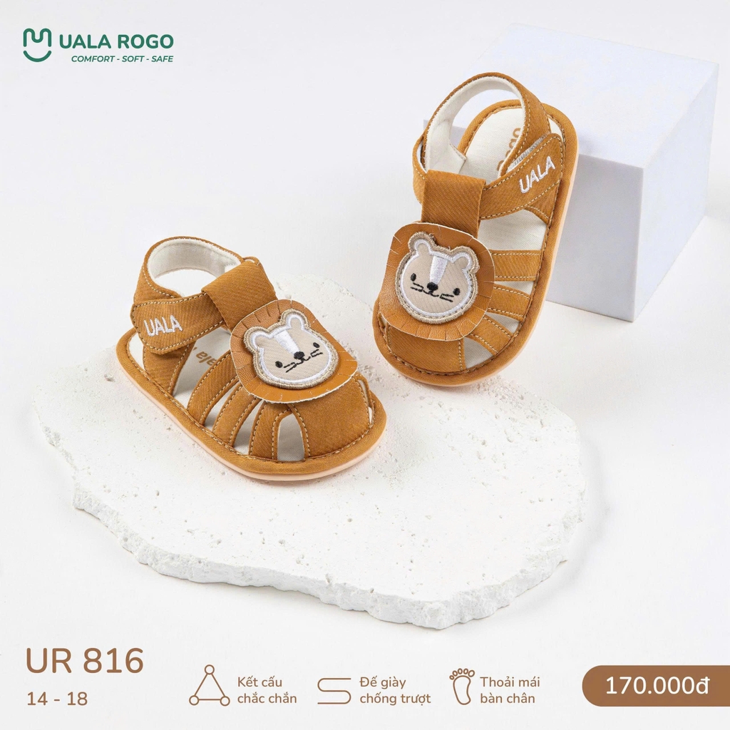 Giày sơ sinh cho bé Uala Rogo UR 816
