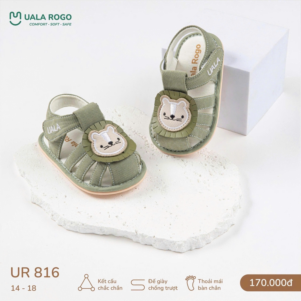 Giày sơ sinh cho bé Uala Rogo UR 816