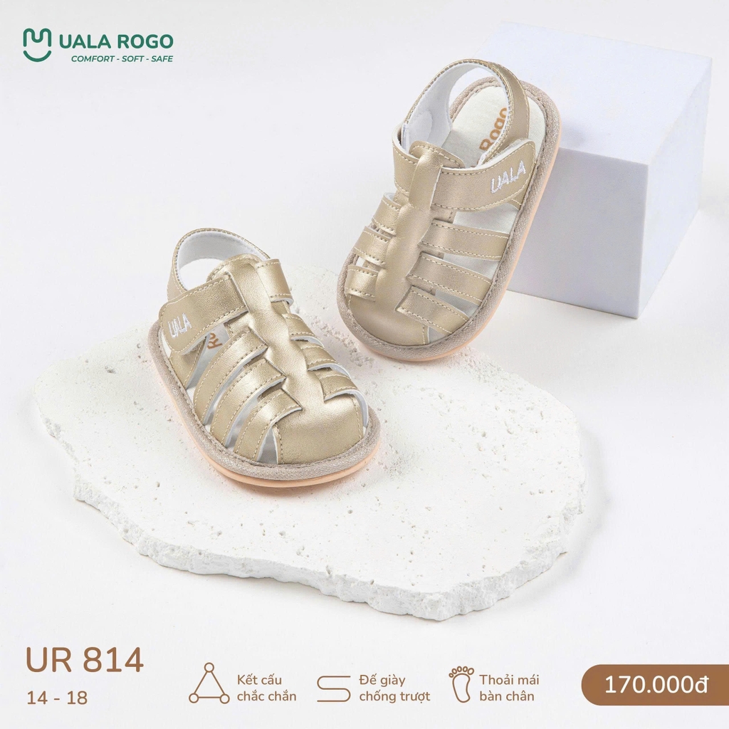 Giày sơ sinh cho bé Uala Rogo UR 814
