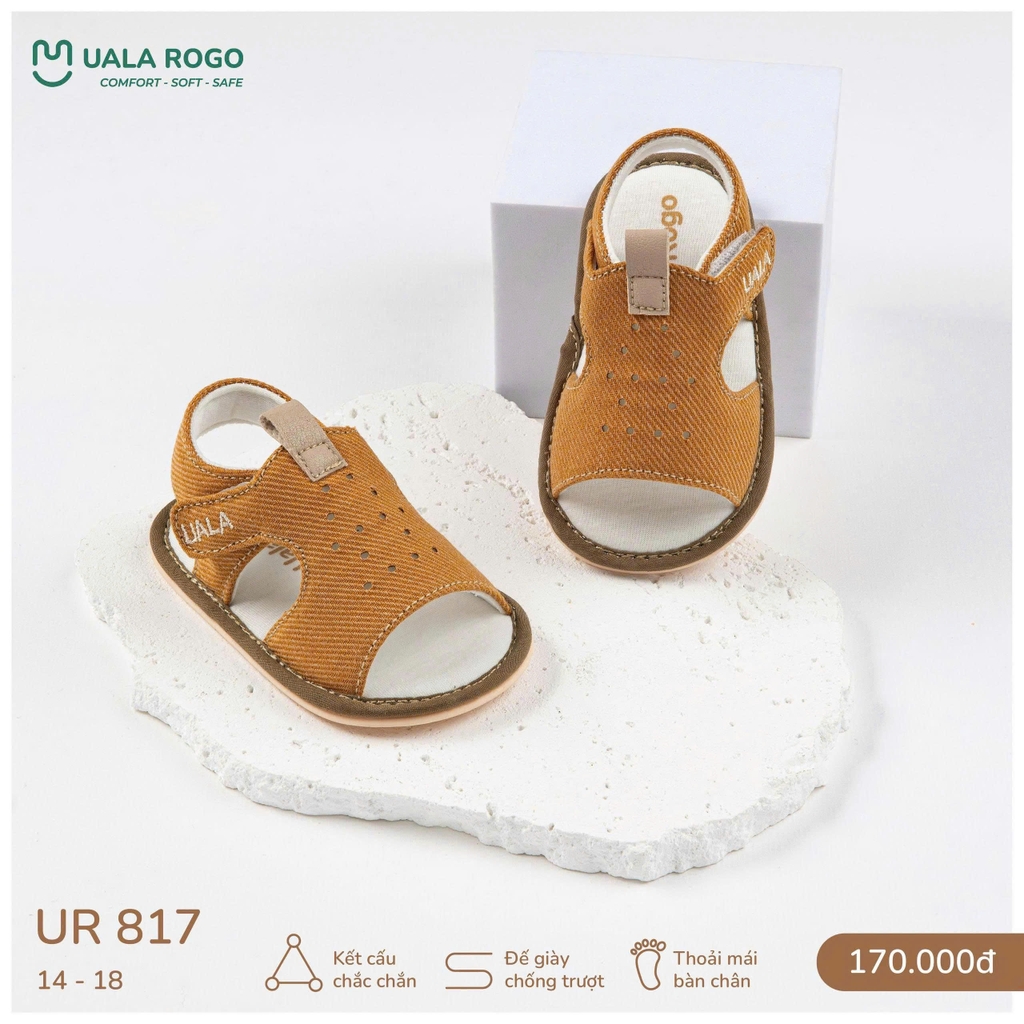 Giày sơ sinh cho bé Uala Rogo UR 817