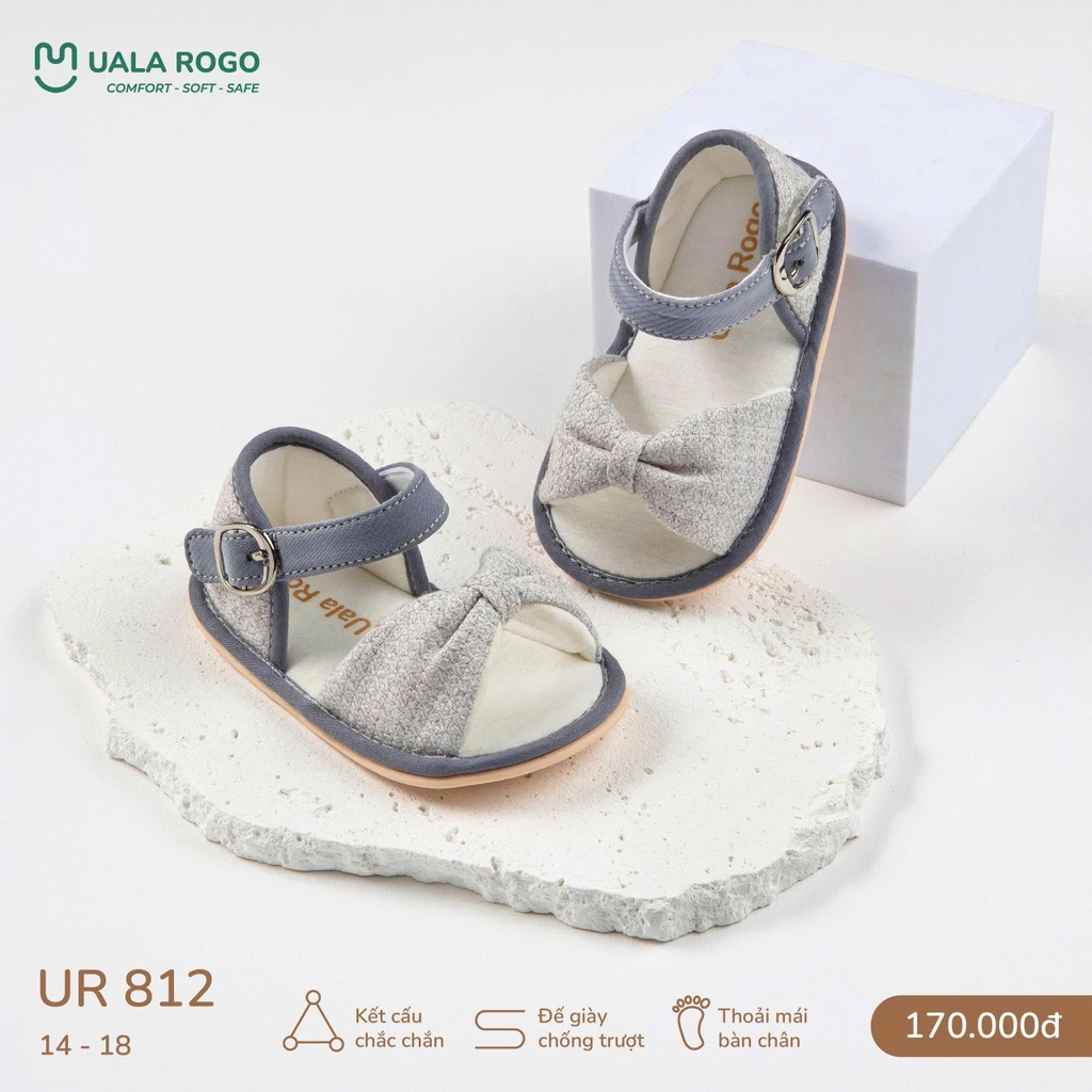 Giày sơ sinh cho bé Uala Rogo UR 812
