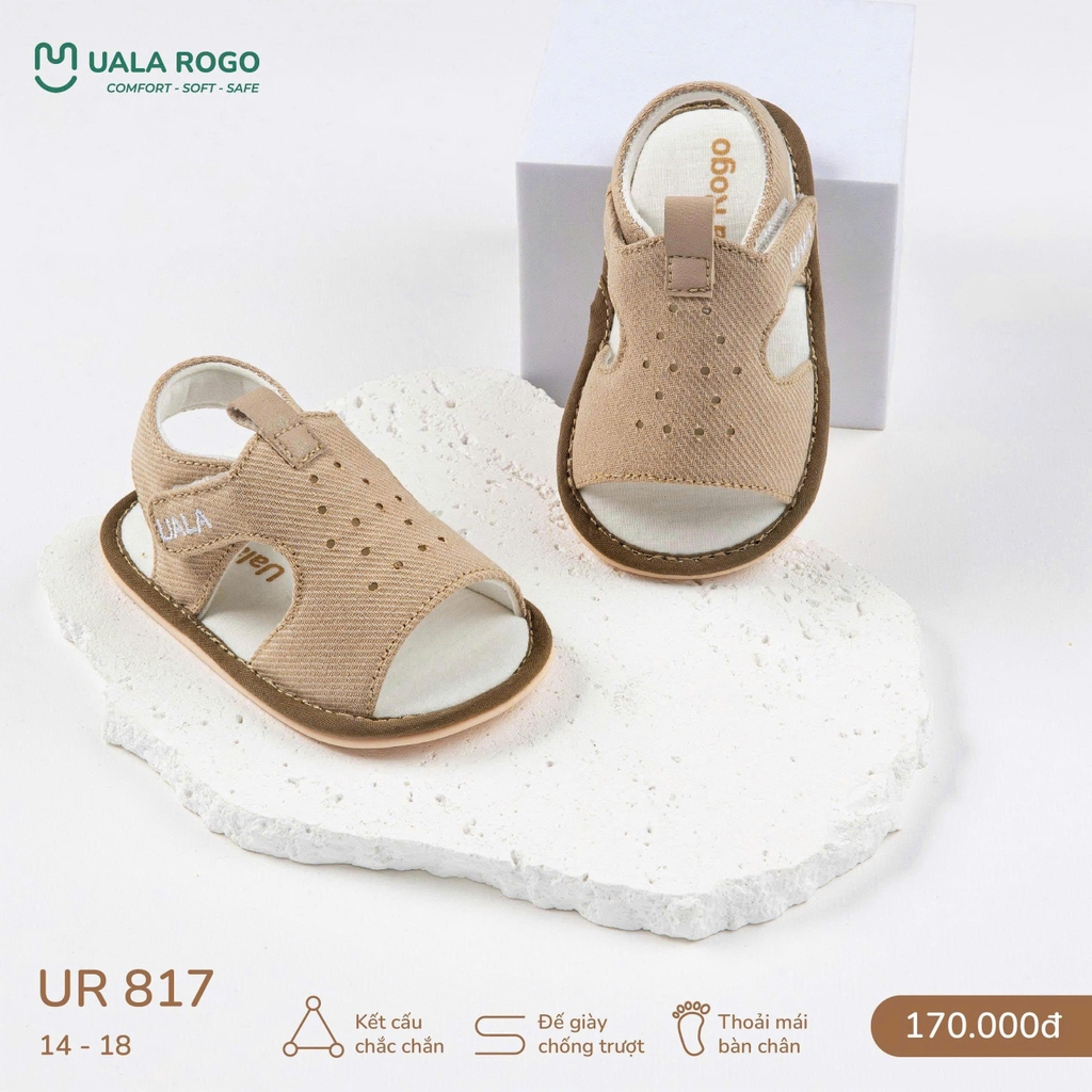 Giày sơ sinh cho bé Uala Rogo UR 817
