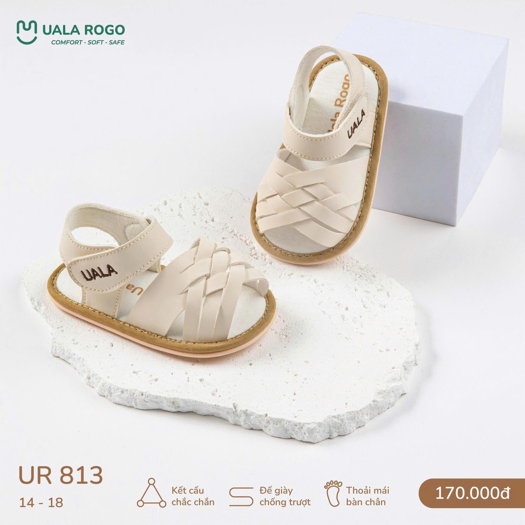 Giày sơ sinh cho bé Uala Rogo UR 813
