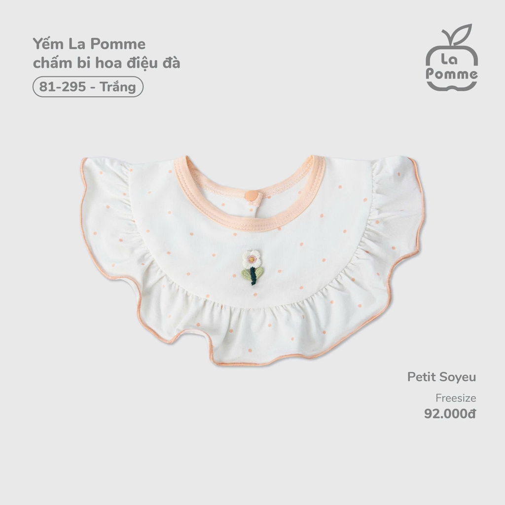 Yếm La Pomme chấm bi hoa điệu đà