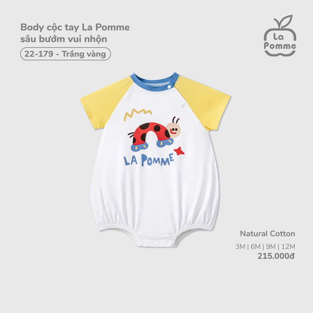 Body cộc tay La Pomme sâu bướm vui nhộn