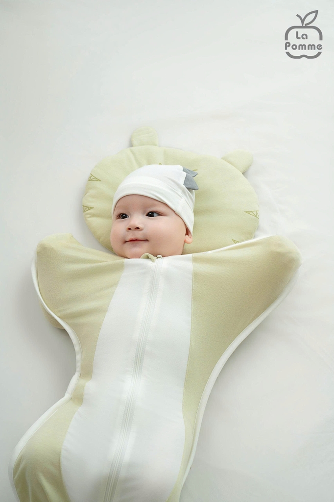 Nhộng chũn sơ sinh La Pomme họa tiết hươu mềm mại