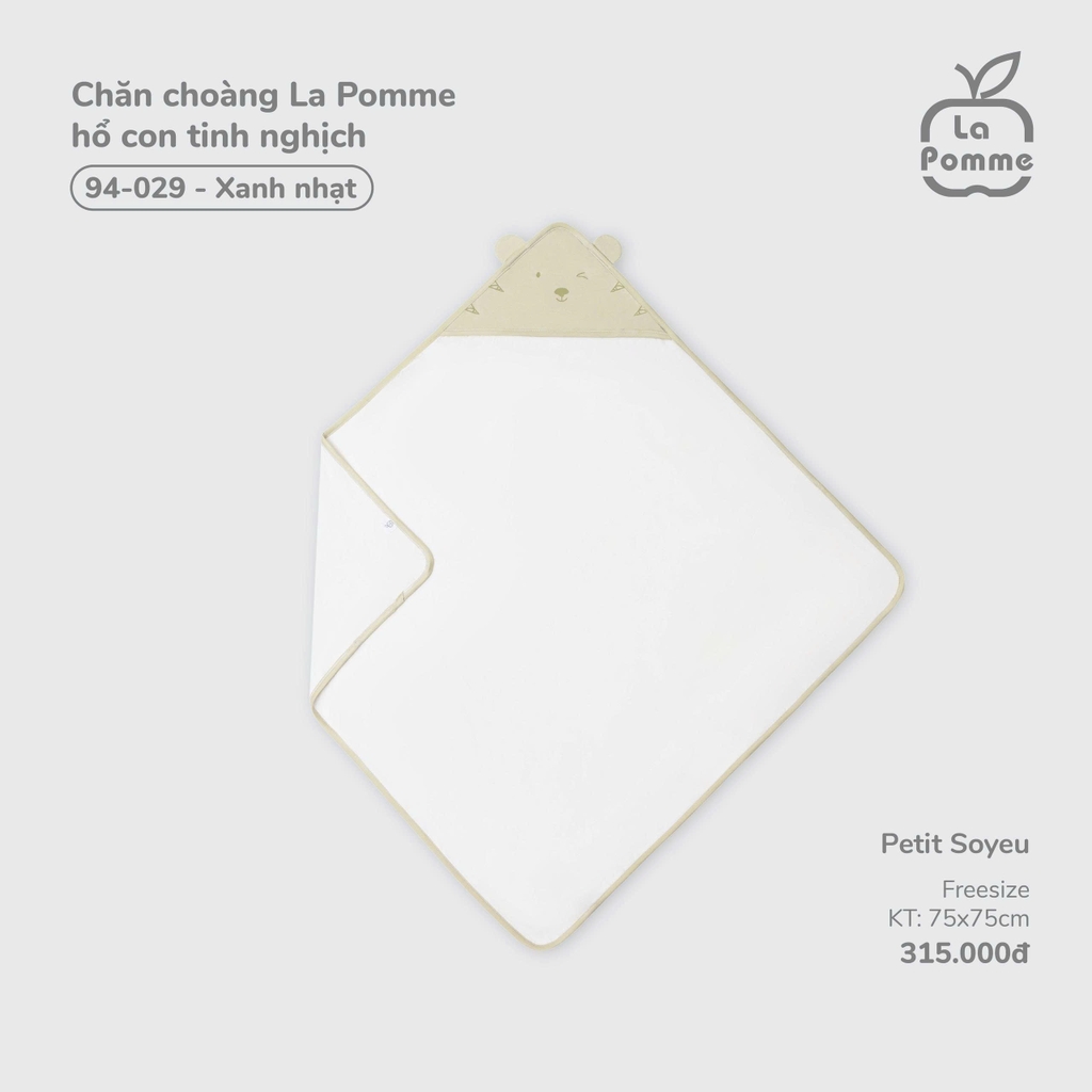 Chăn choàng La Pomme hổ con tinh nghịch
