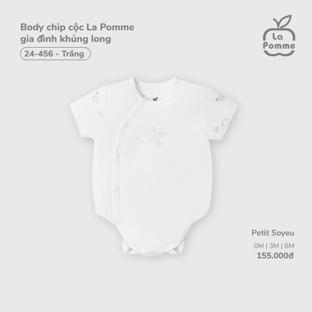 Body chip cộc La Pomme gia đình khủng long