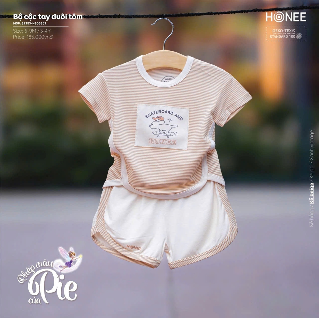 Bộ cộc tay đuôi tôm 6853