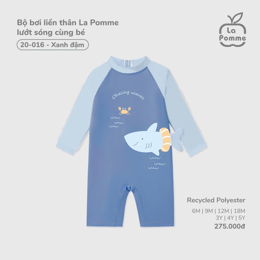 Bộ bơi liền thân La Pomme lướt sóng cùng bé