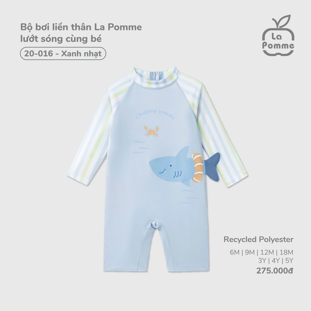Bộ bơi liền thân La Pomme lướt sóng cùng bé