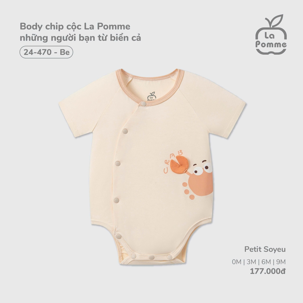 Body chip cộc La Pomme những người bạn từ biển cả
