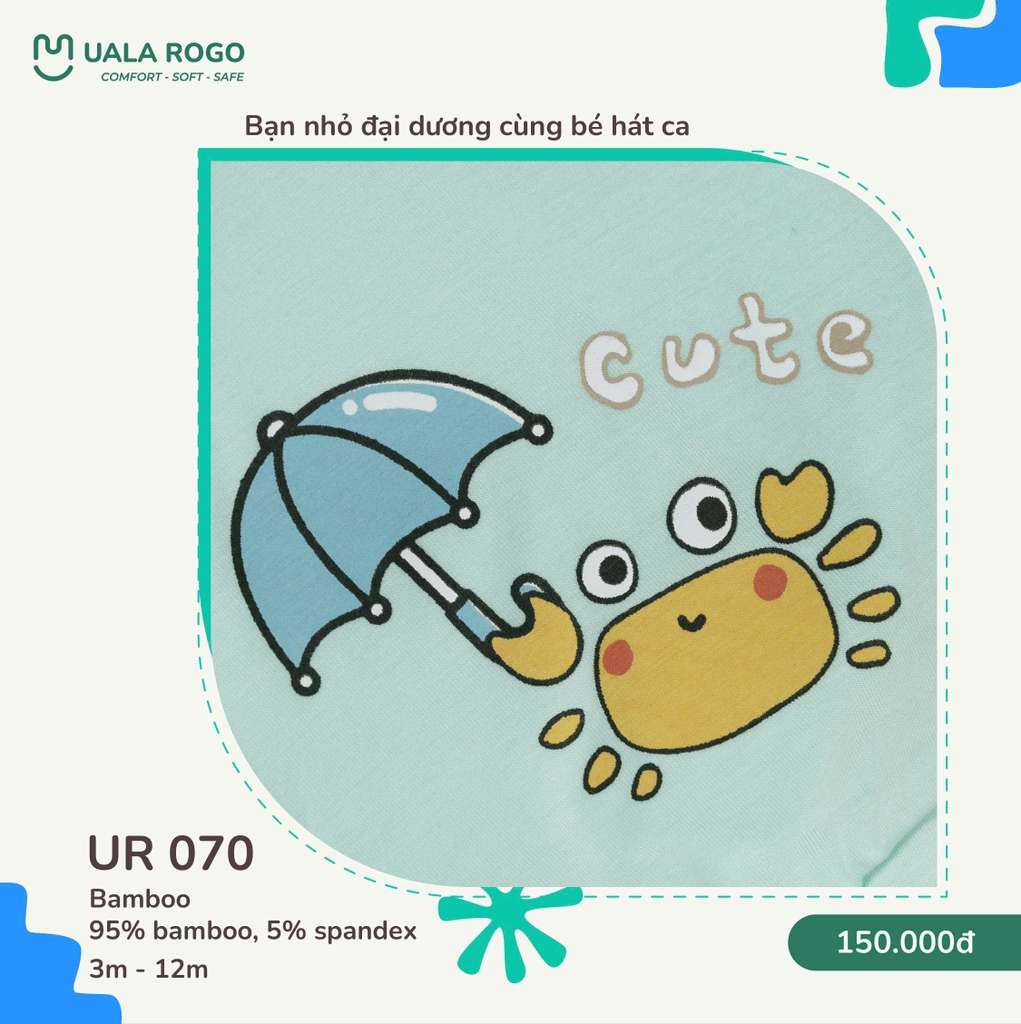 Body cộc tay Ocean Tiny UR 070