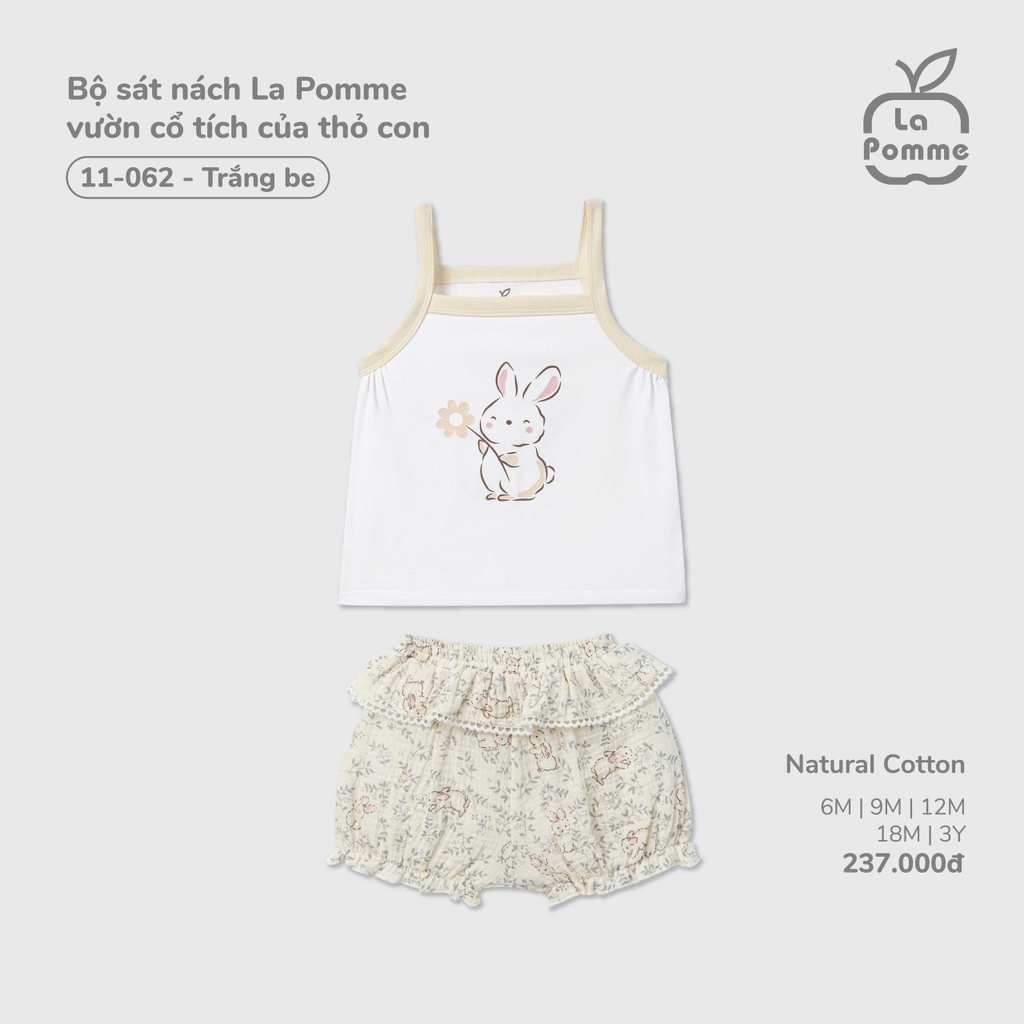 Bộ sát nách La Pomme vườn cổ tích của thỏ con