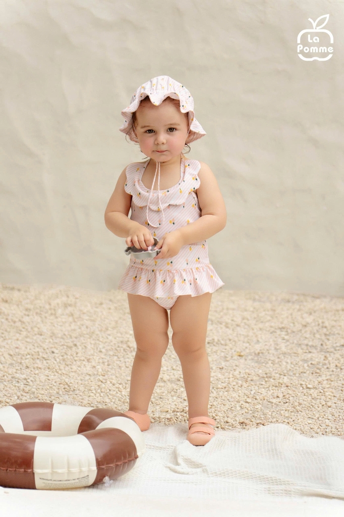 Bộ bơi liền thân hai dây La Pomme sắc hè cá tính